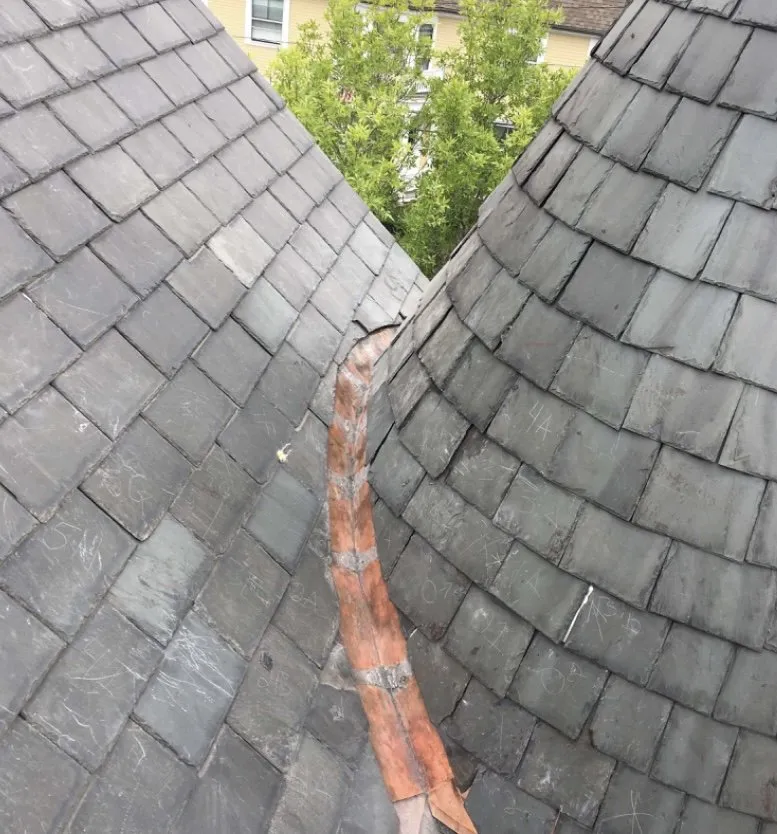 Slide of Cornerstone slate roofing