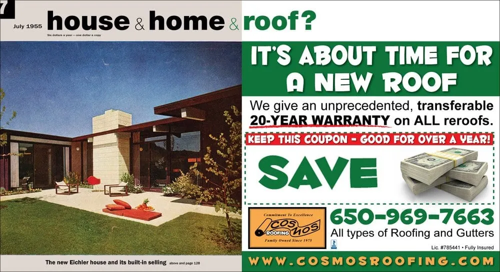 Slide of Cosmos Roofing