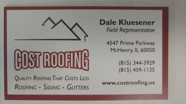 Cost Roofing Logo