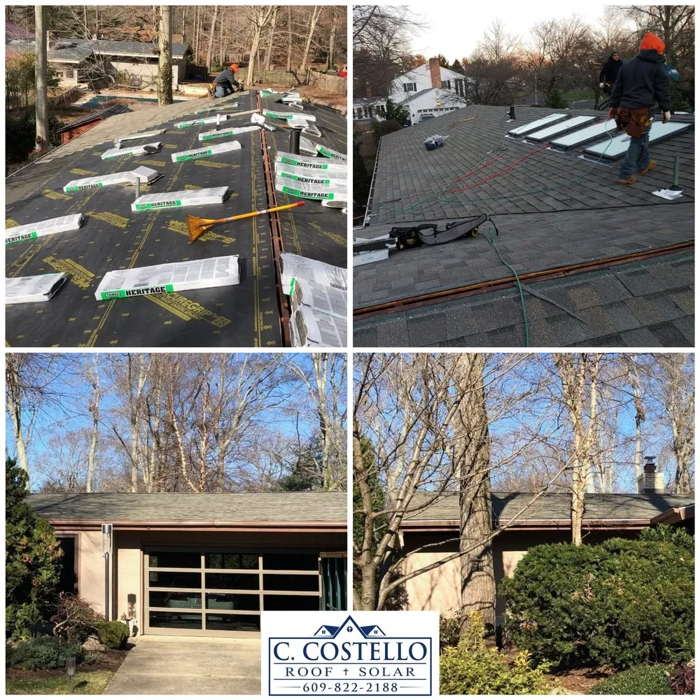 Slide of Costello Roofing