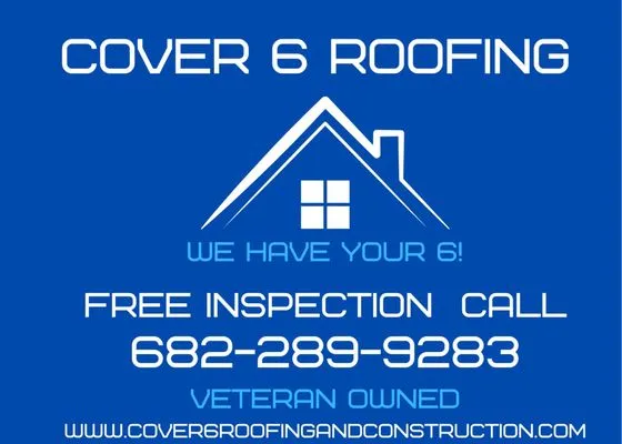 Cover 6 Roofing and Construction Logo