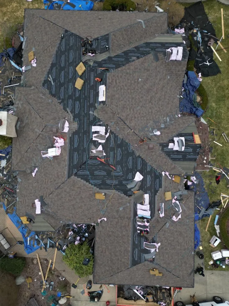 Slide of Covered Construction