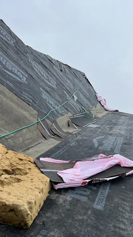 Slide of Covered Construction