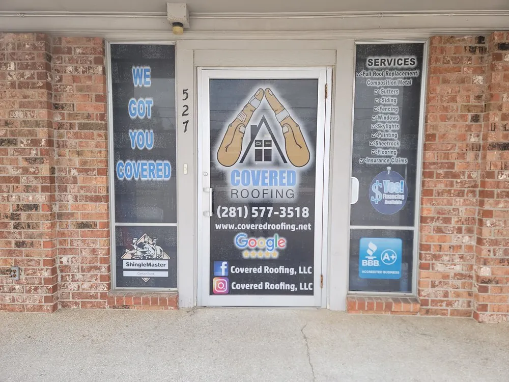 Slide of Covered Roofing