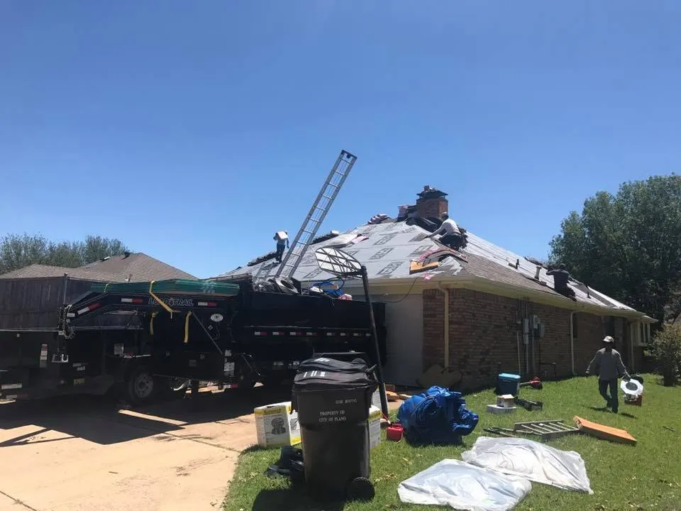 Slide of Cowboys Roofing