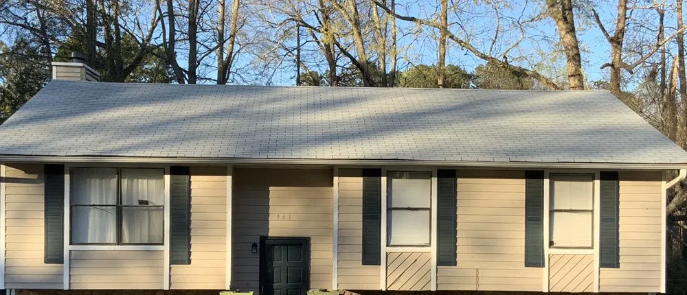 Expert residential roofing service with free inspection in Sharpsburg, GA by Cowboys Vaqueros Construction