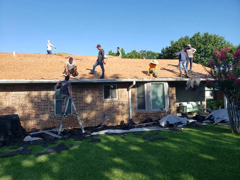Slide of Cowtown Roofing