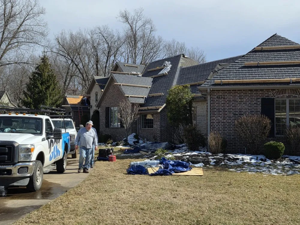Reliable roof leak repair in Brookline, MO by Cox Roofing