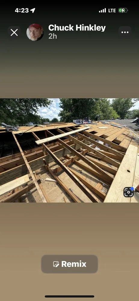 Local roof installation for residential properties in Brookline, MO by Cox Roofing
