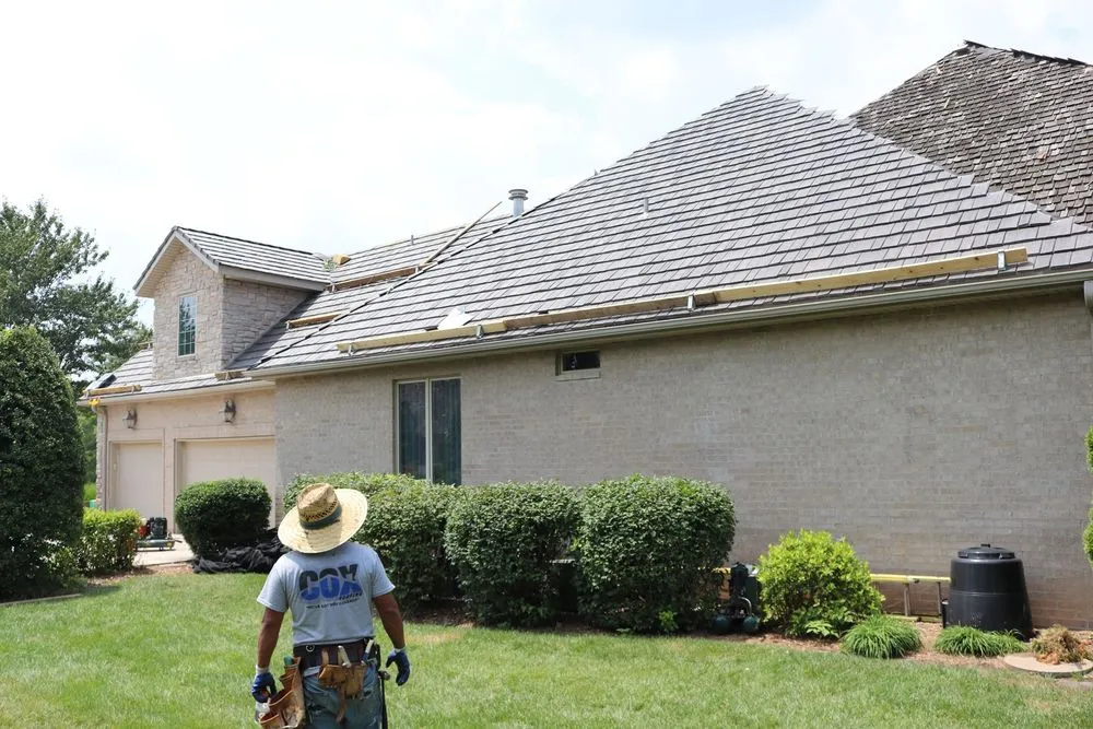 Licensed residential roofing service for residential properties across Brookline, MO - Cox Roofing