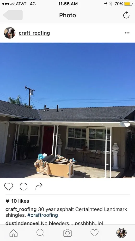 Slide of Craft Roofing