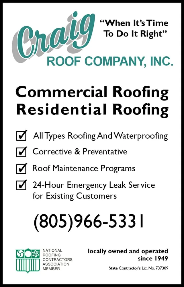 Slide of Craig Roof Company