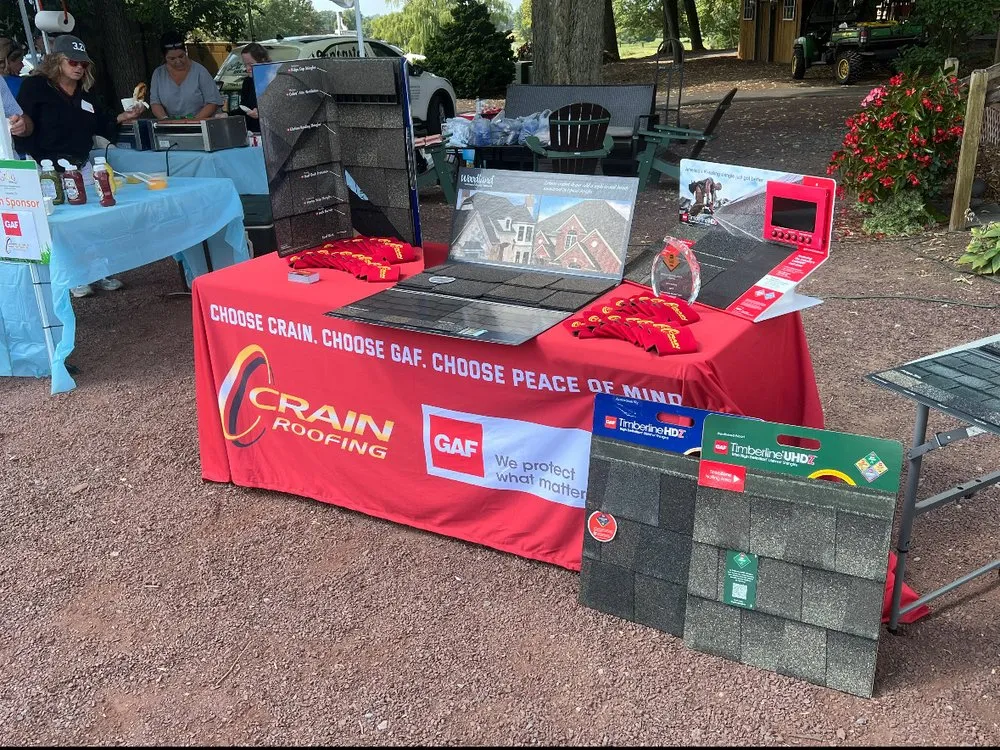 Slide of Crain Roofing