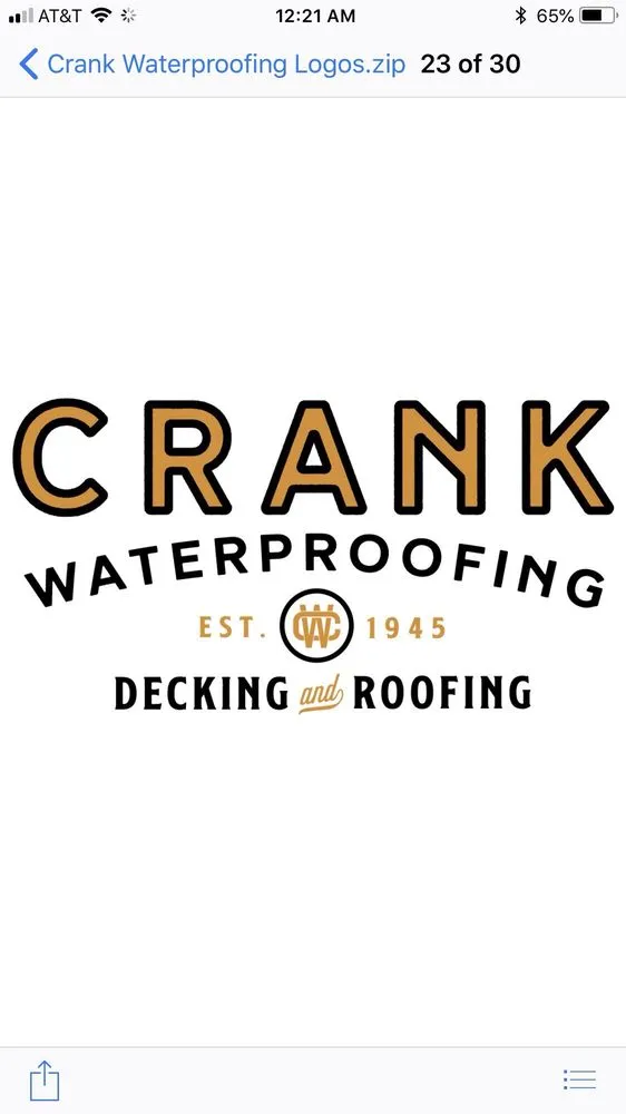 Slide of Crank Waterproofing
