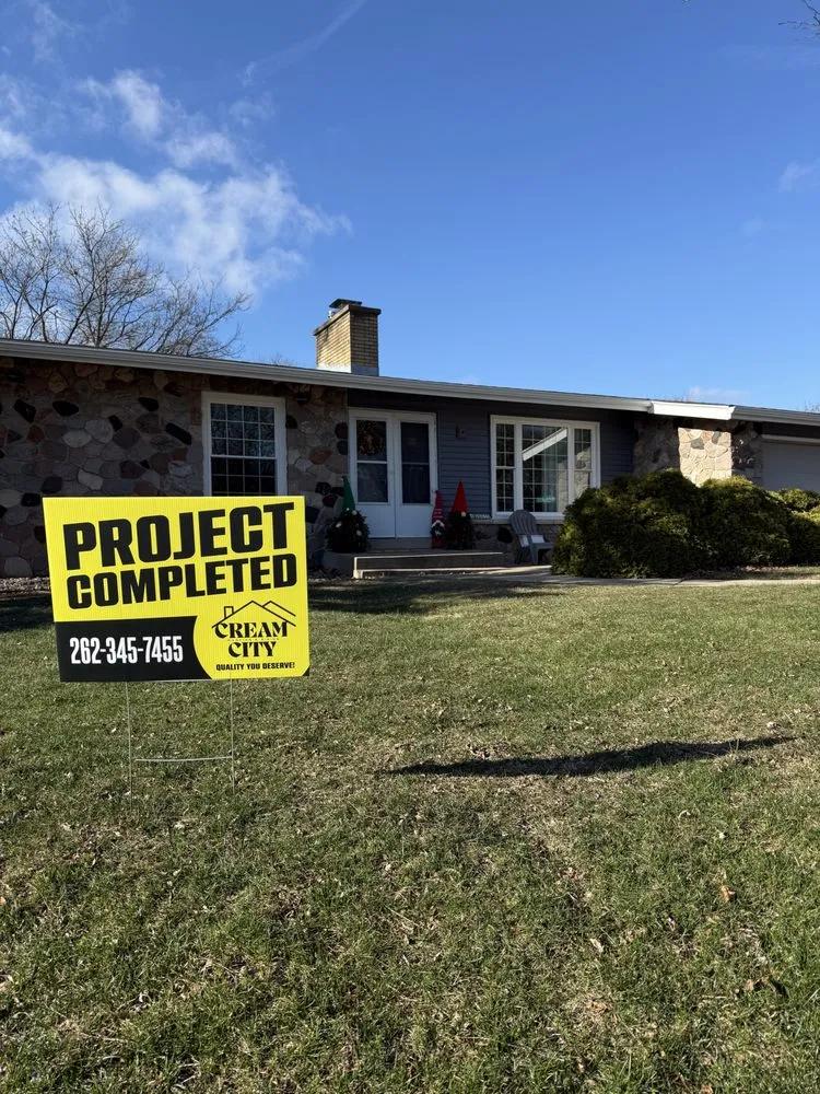 Slide of Cream City Roofing & Siding