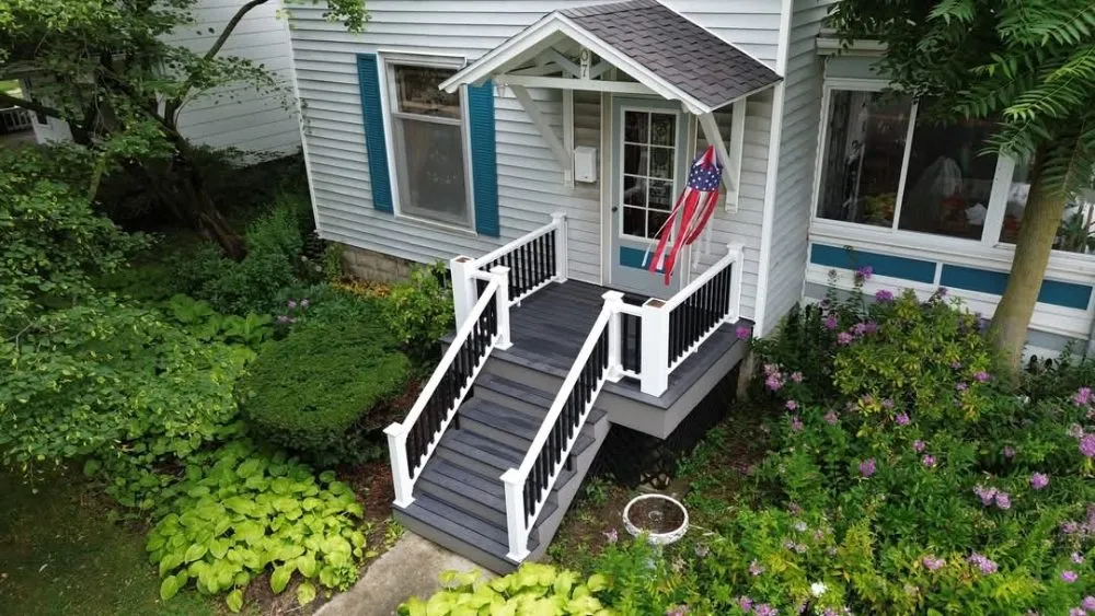 Slide of Creative Deck & Fence