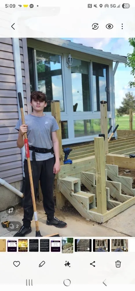 Slide of Creative Deck & Fence