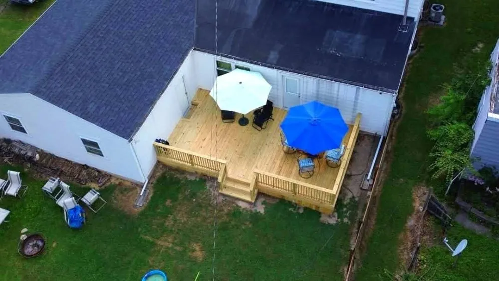 Slide of Creative Deck & Fence