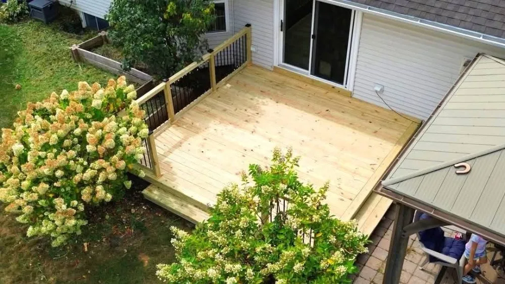 Slide of Creative Deck & Fence