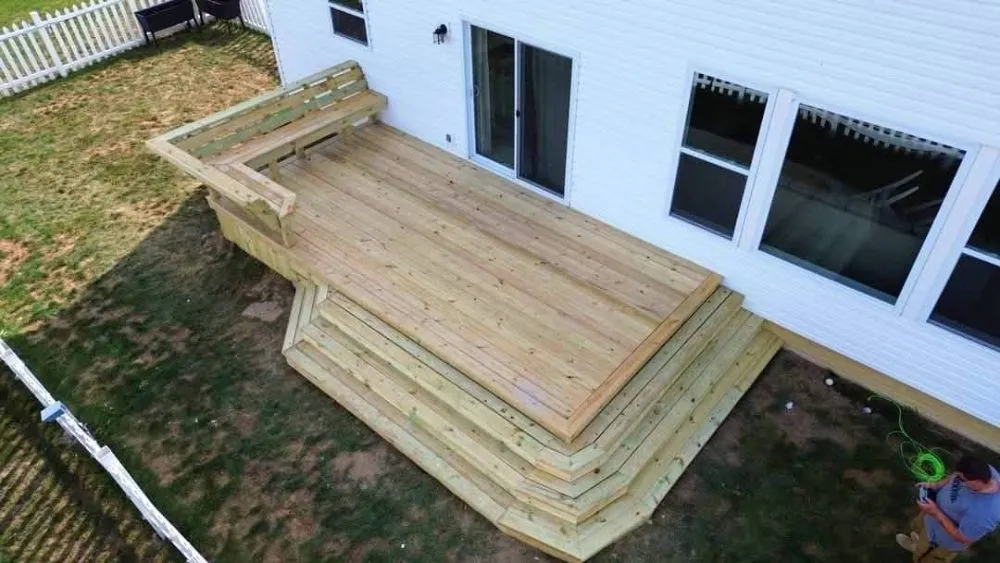 Slide of Creative Deck & Fence