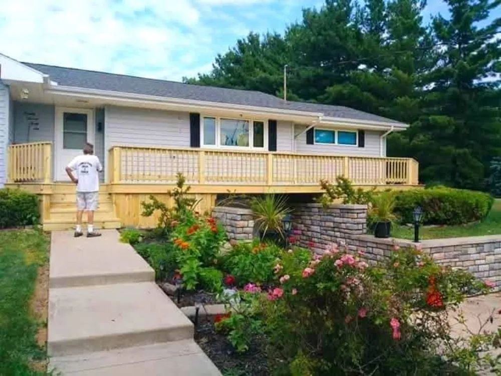 Slide of Creative Deck & Fence