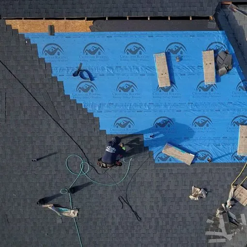 Slide of Crossover Roofing