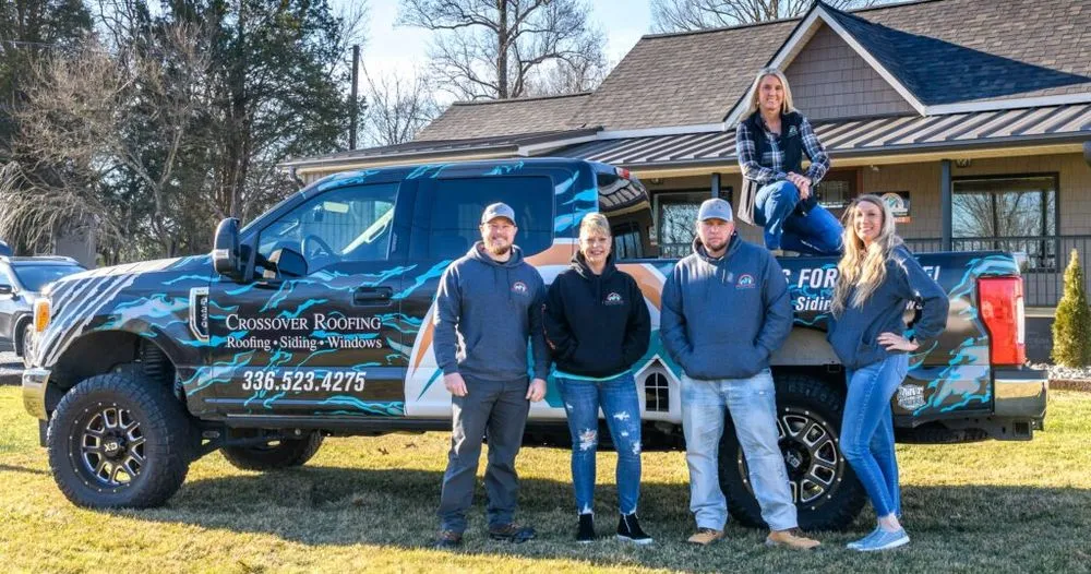 Slide of Crossover Roofing