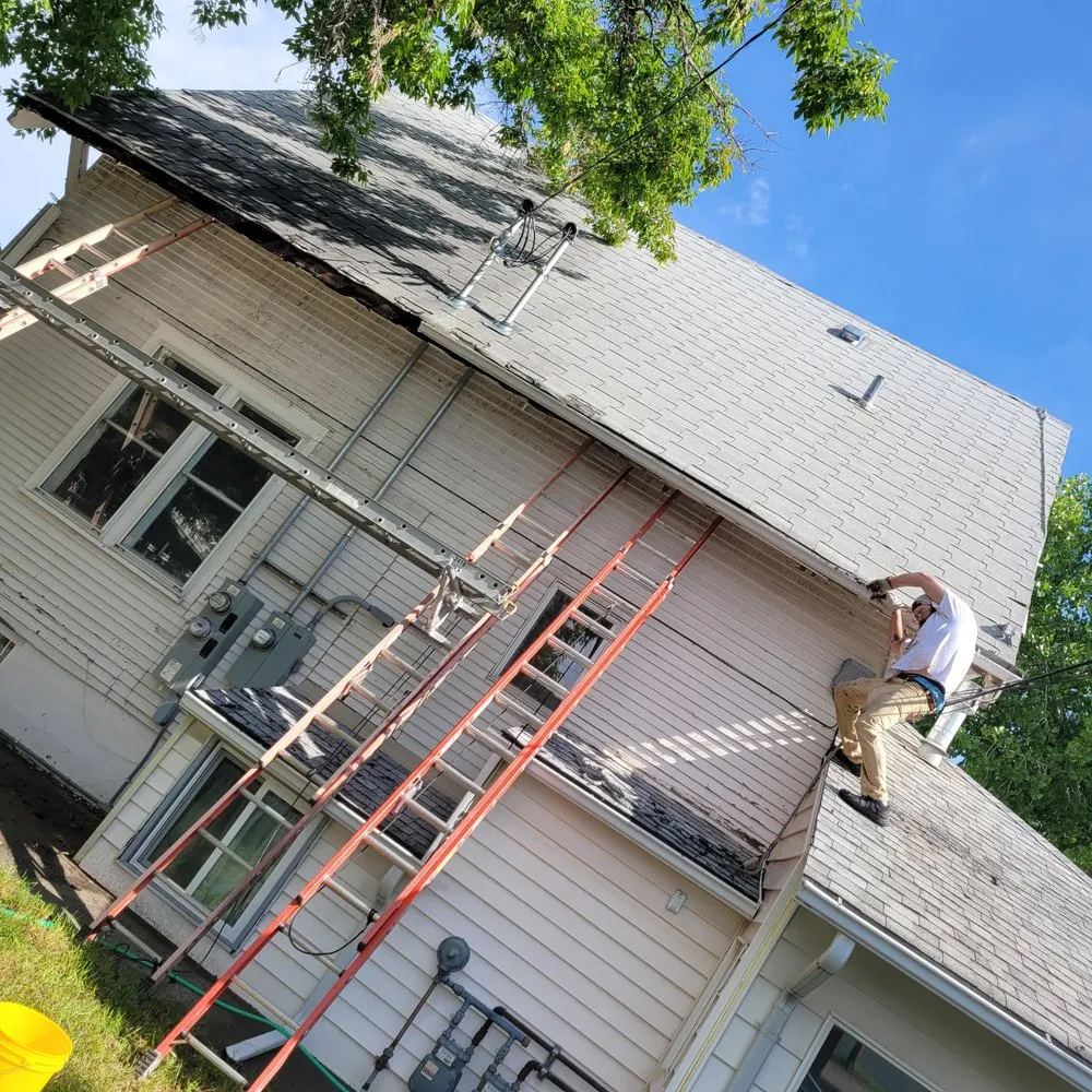 Slide of Crown Butte Construction