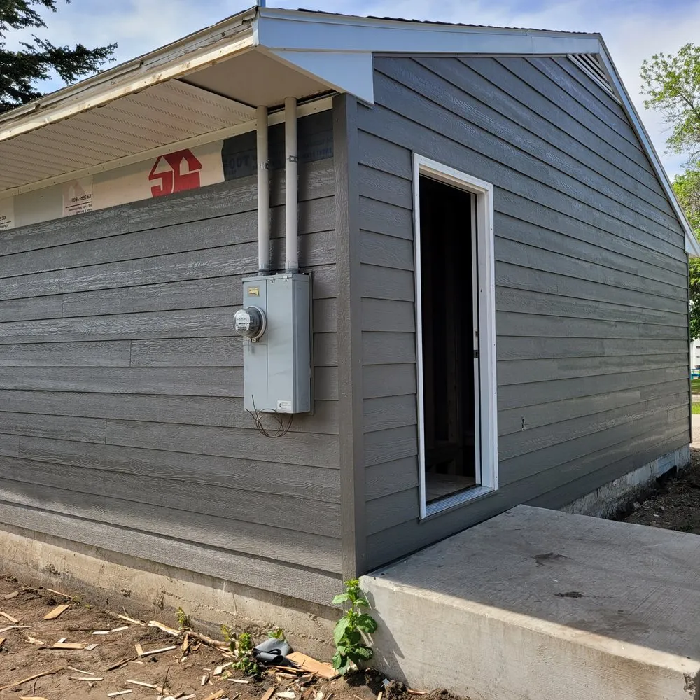Slide of Crown Butte Construction