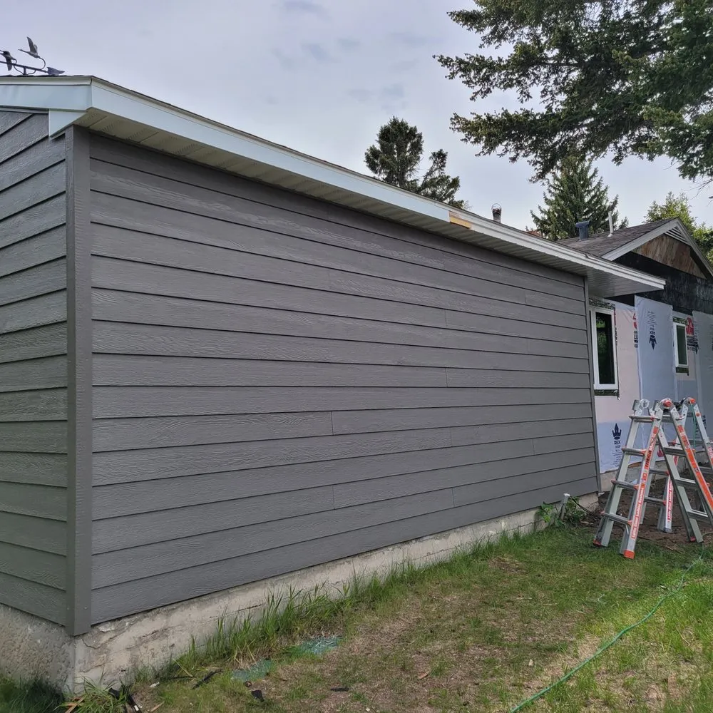 Slide of Crown Butte Construction