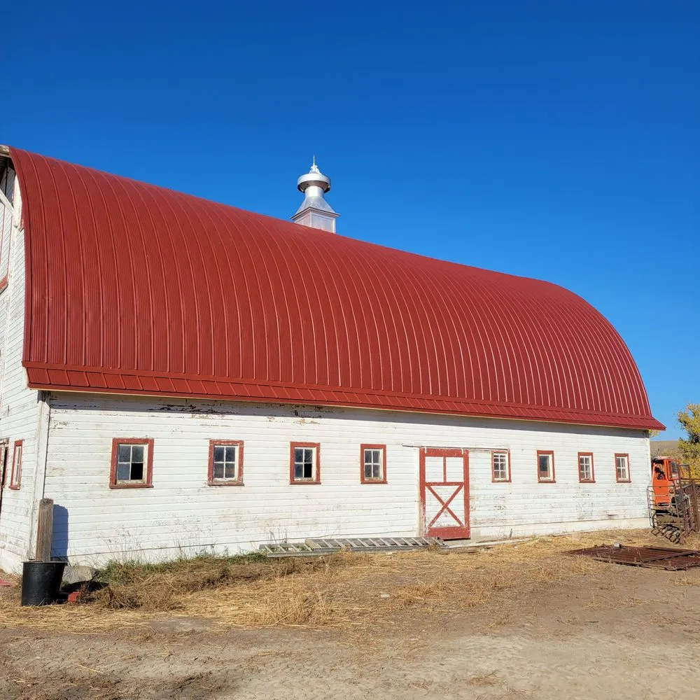 Slide of Crown Butte Construction