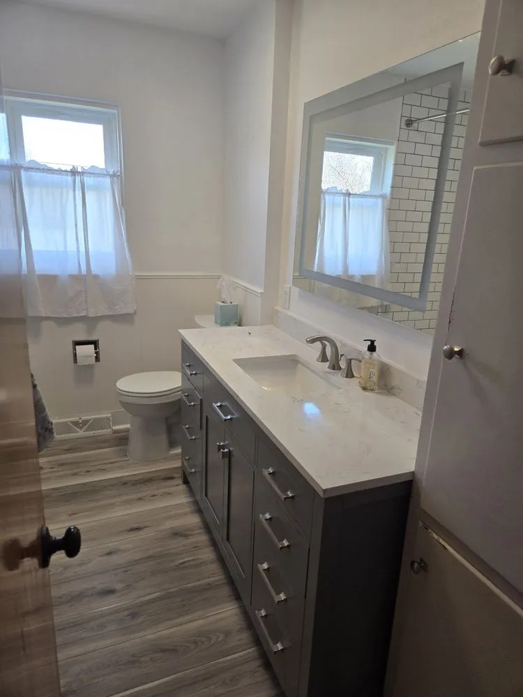 Slide of Crown Butte Construction