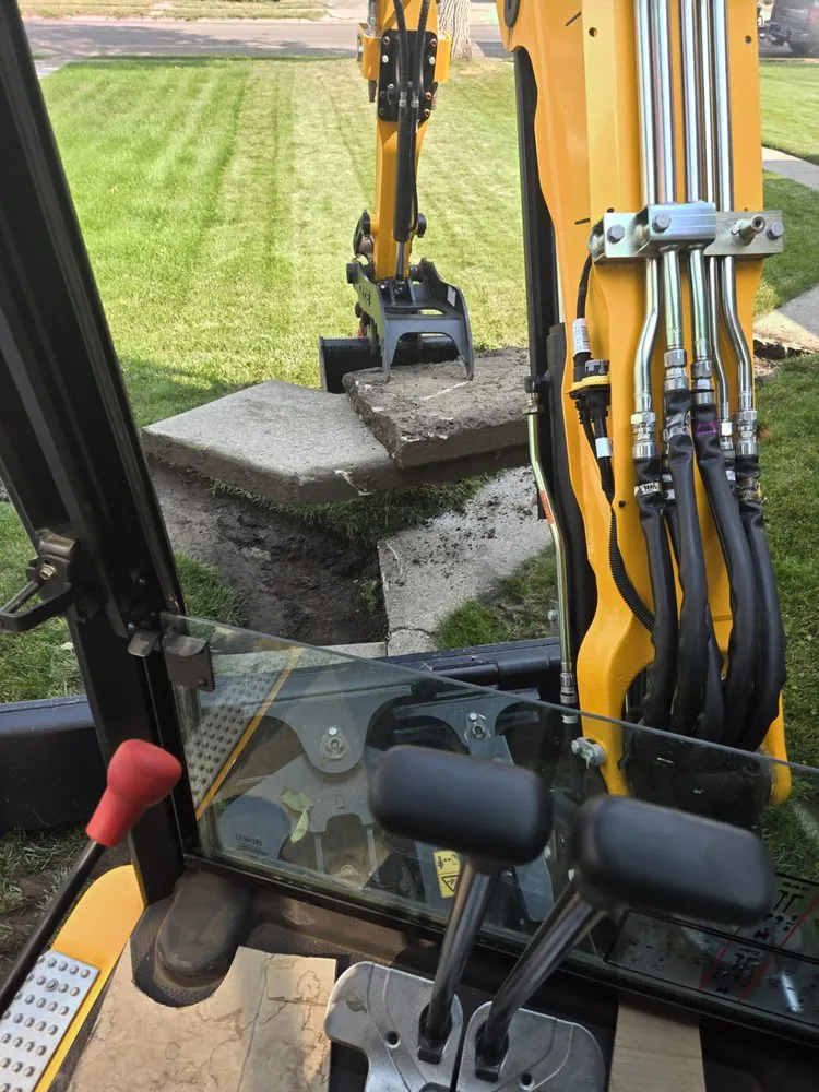 Slide of Crown Butte Construction