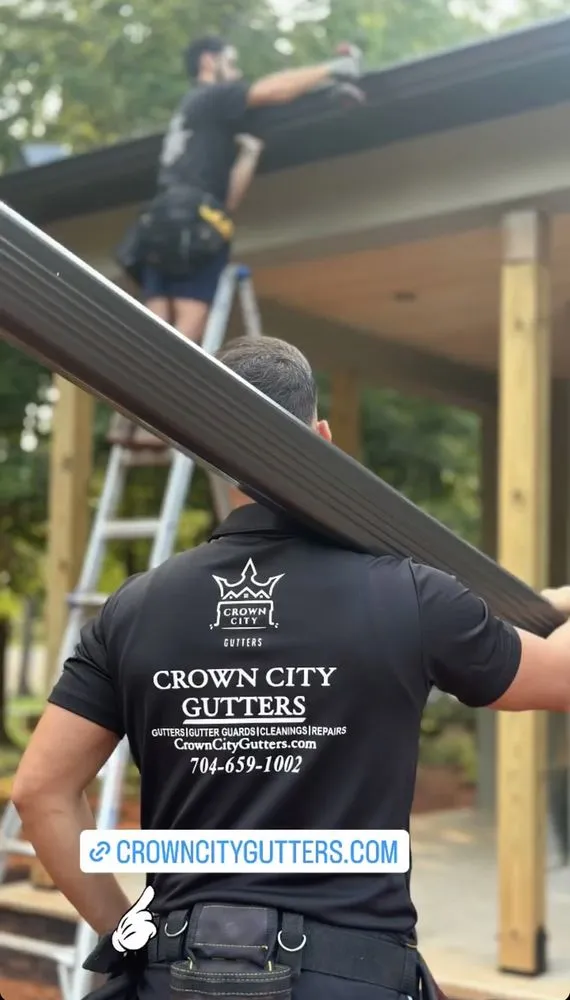 Slide of Crown City Gutters