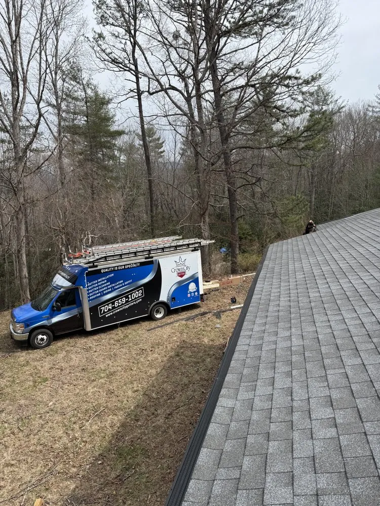 Slide of Crown City Gutters