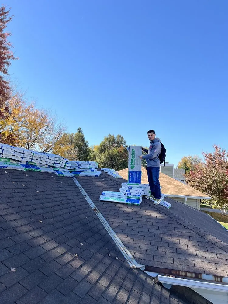 Slide of Crows Roofing