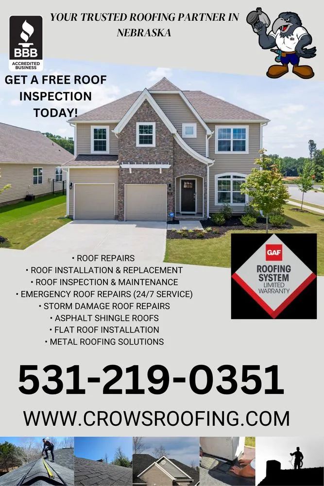 Slide of Crows Roofing