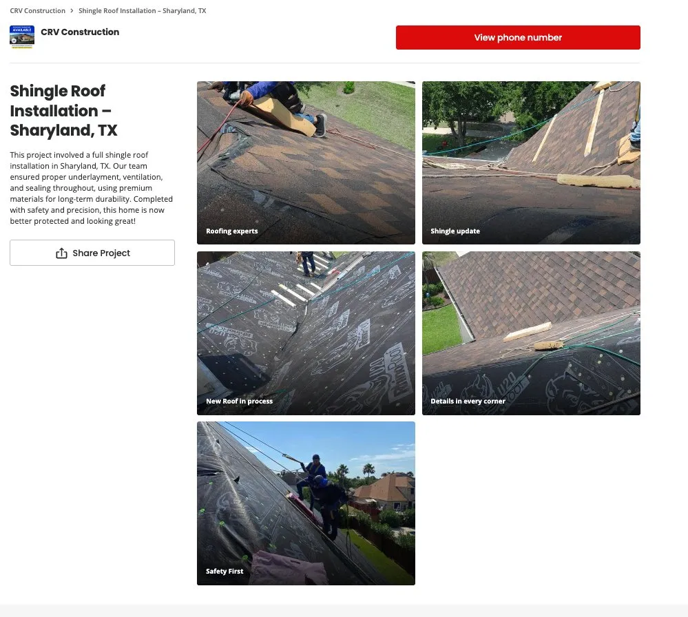 Slide of CRV Construction