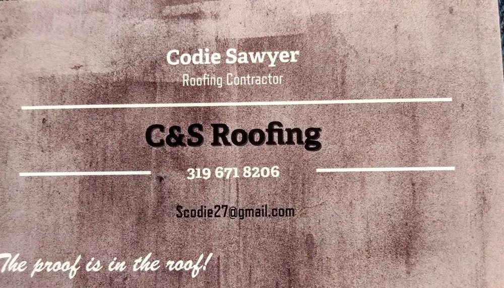 Slide of C&S Roofing