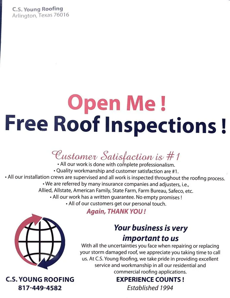 Slide of C.S. Young Roofing & Construction