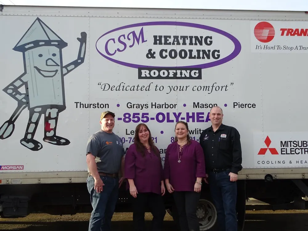 Slide of CSM Heating Cooling Roofing & Solar