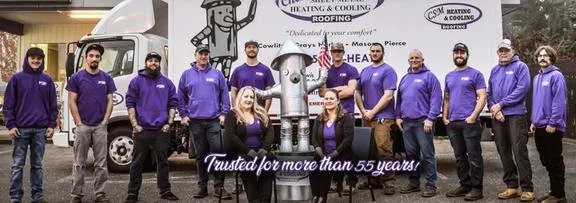 Slide of CSM Heating Cooling Roofing & Solar