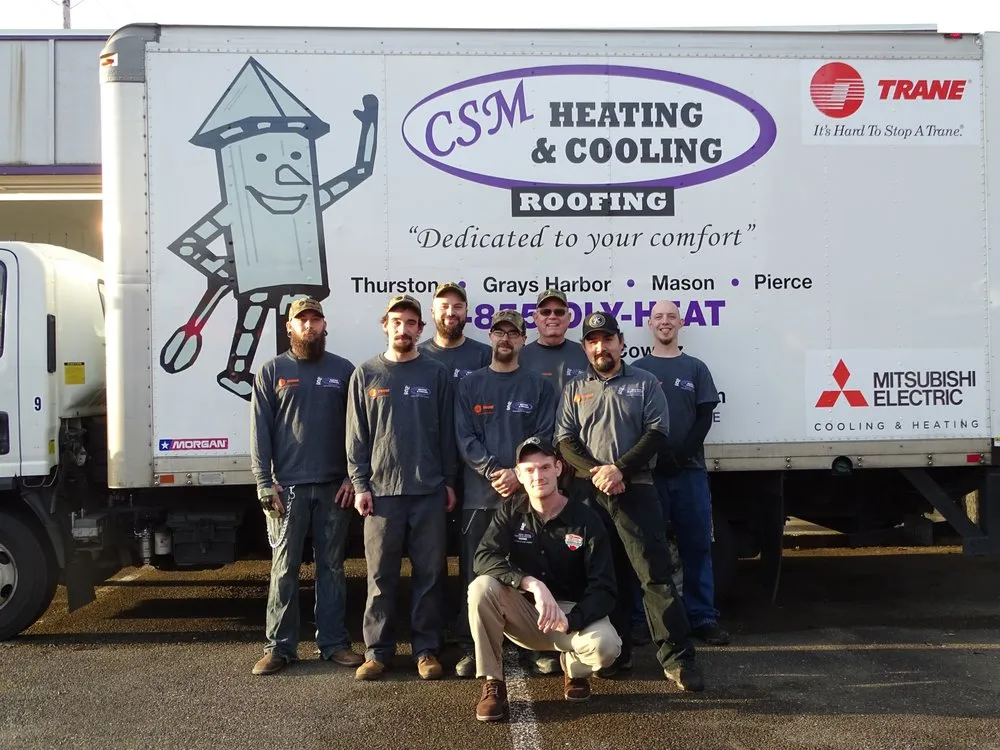 Slide of CSM Heating Cooling Roofing & Solar