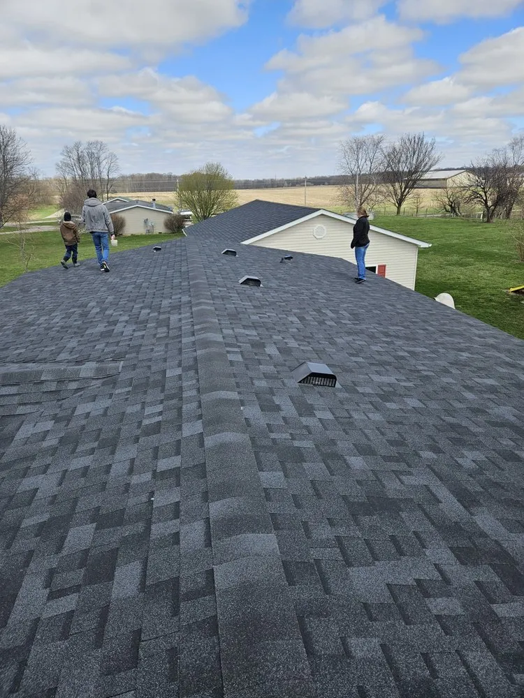 Emergency roof repair after storm damage in Glenwood, IN by CSY Roofing