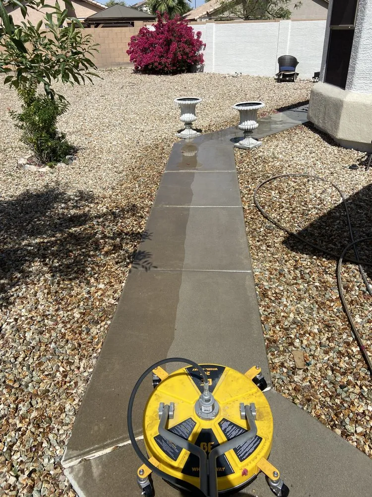 Slide of Curb Appeal Pressure Washing