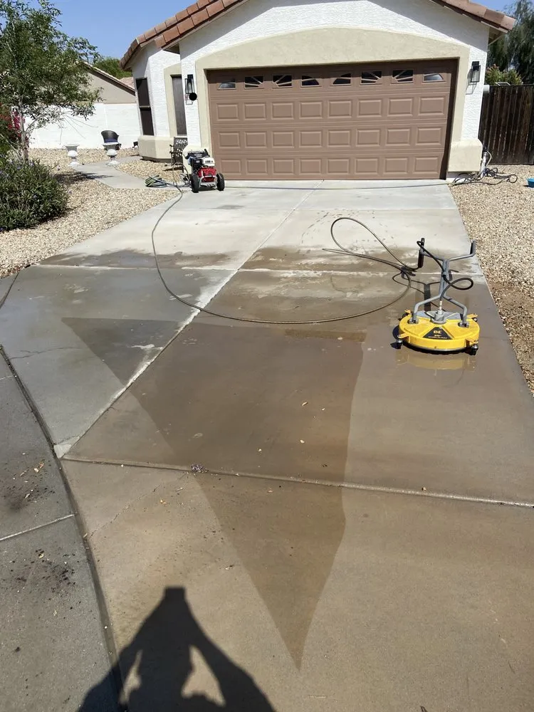 Slide of Curb Appeal Pressure Washing