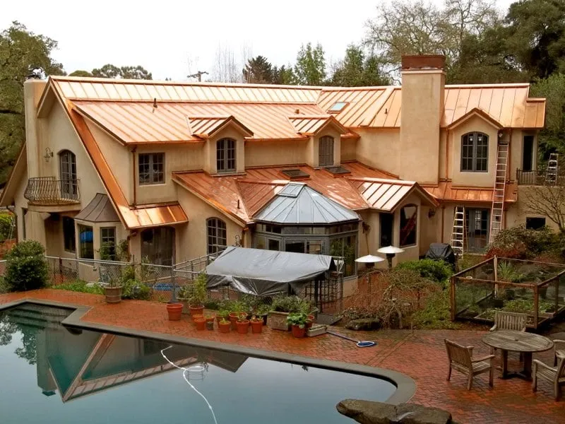 Slide of Custom Copper & Sheet Metal Roofing