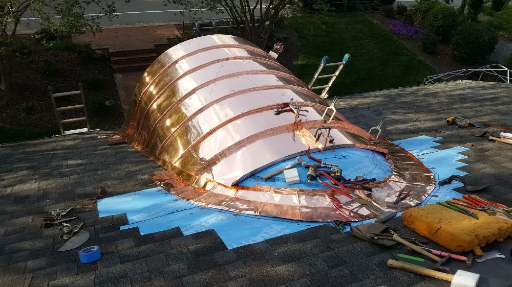 Slide of Custom Copper and Zinc