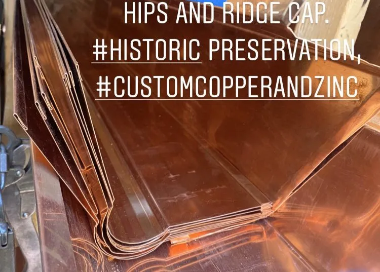 Slide of Custom Copper and Zinc