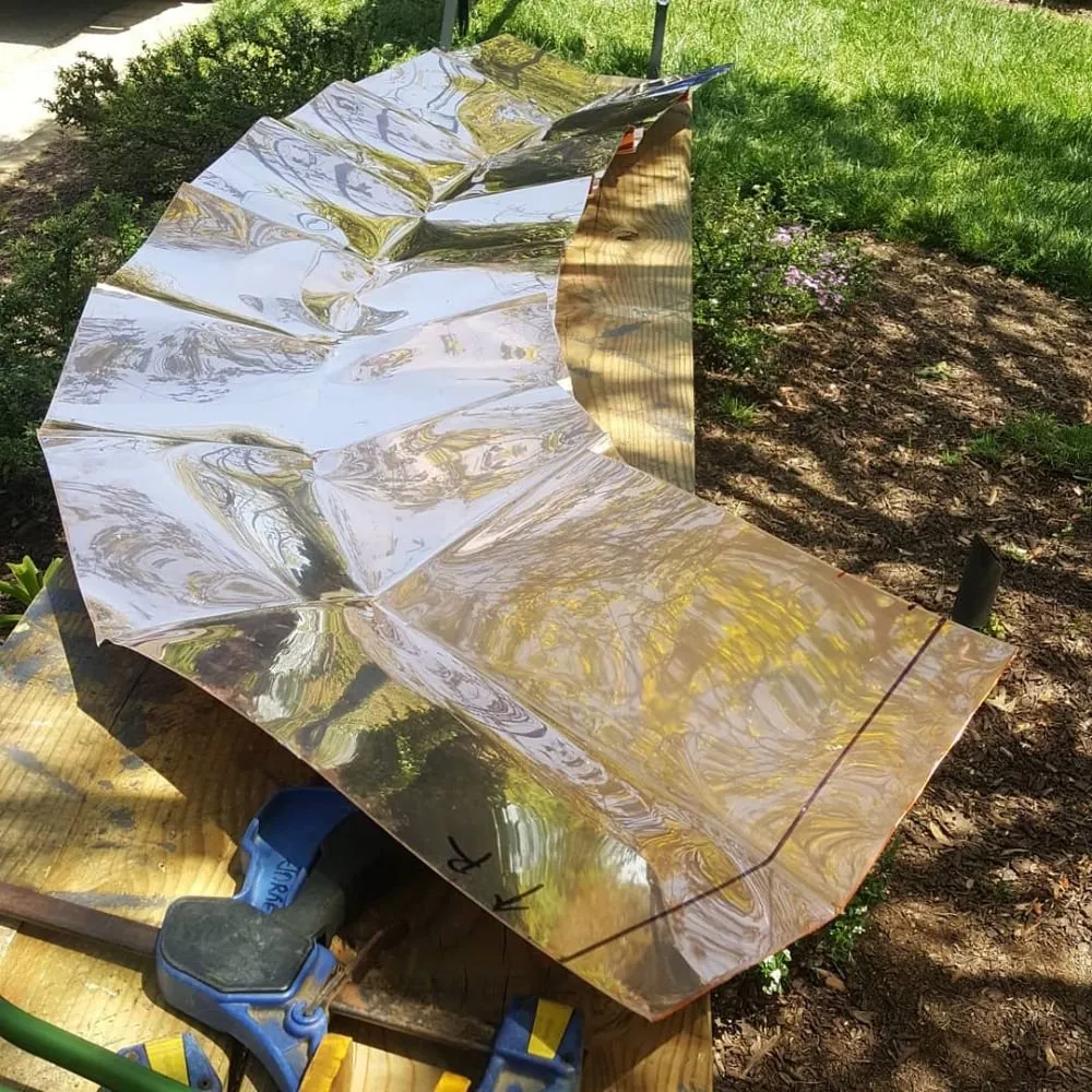 Slide of Custom Copper and Zinc